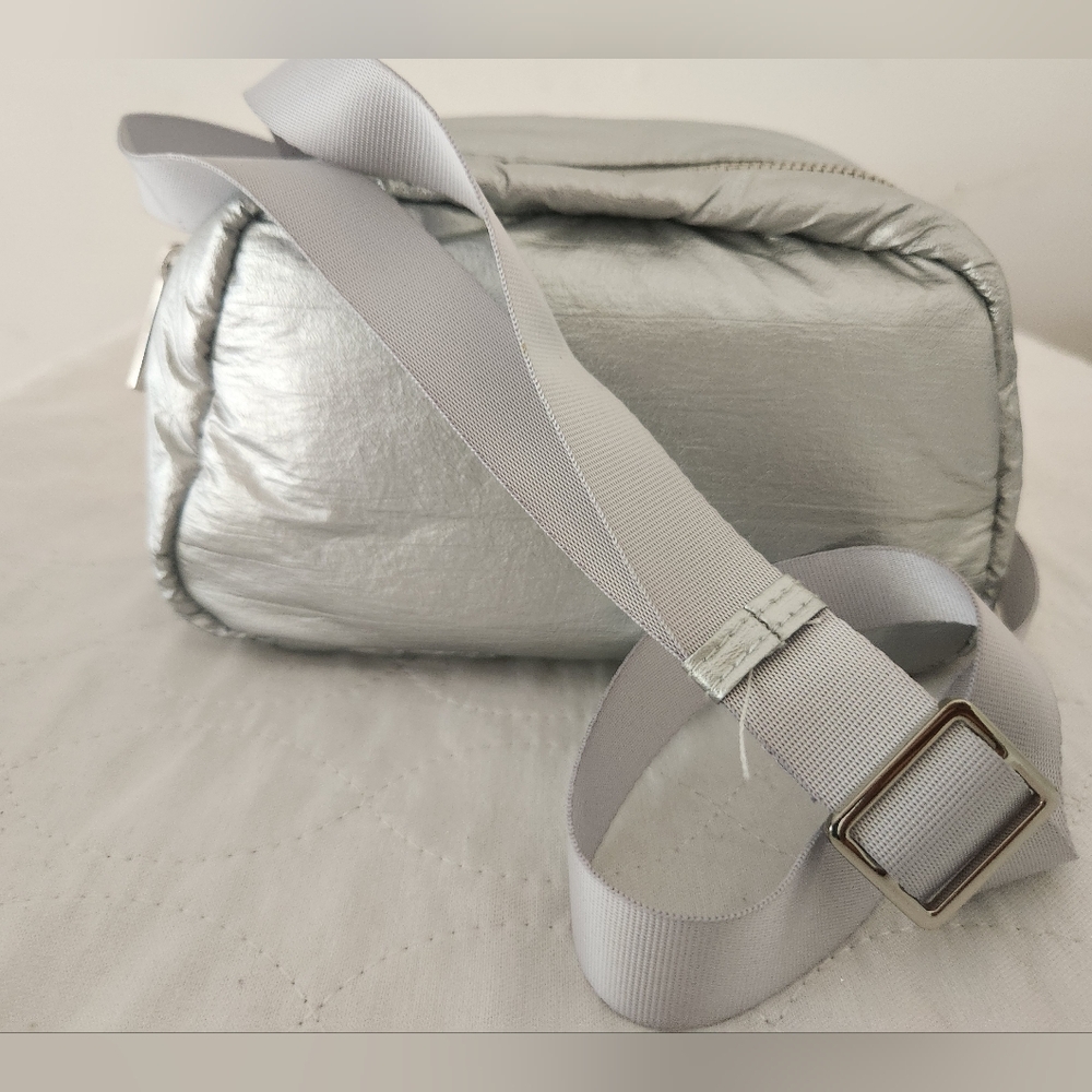 A New Day Dome Camera Crossbody Bag Silver